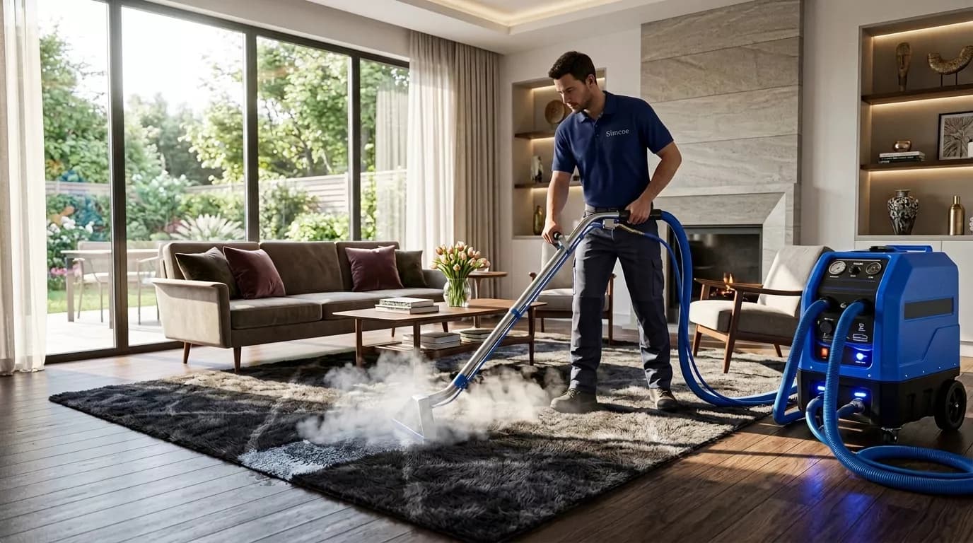 Area rug deep washing and extraction